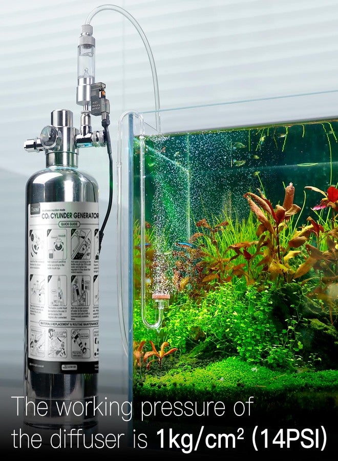 Clscea Acrylic CO2 Diffuser for Aquarium Planted Tank, Hooked version-20cm - Image 5